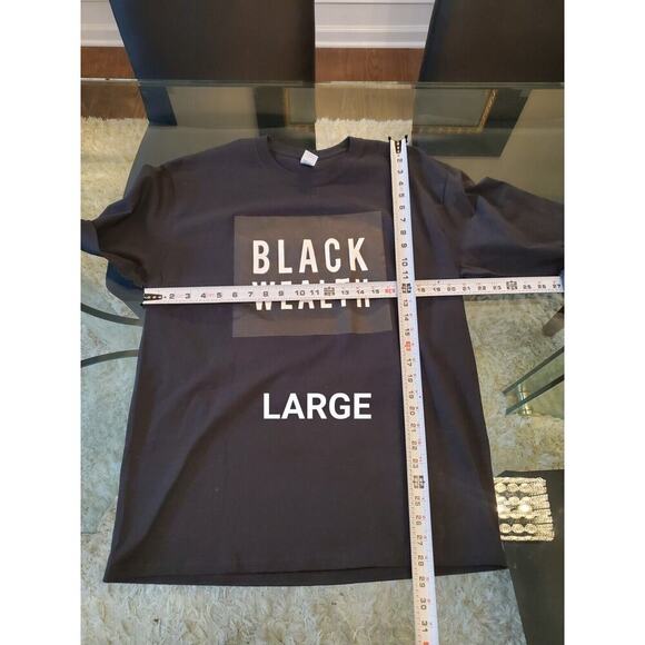 Swarthy Mystic Mens Black Regular Fit Long Sleeve Crew Neck Black Wealth Shirt - Picture 9 of 9